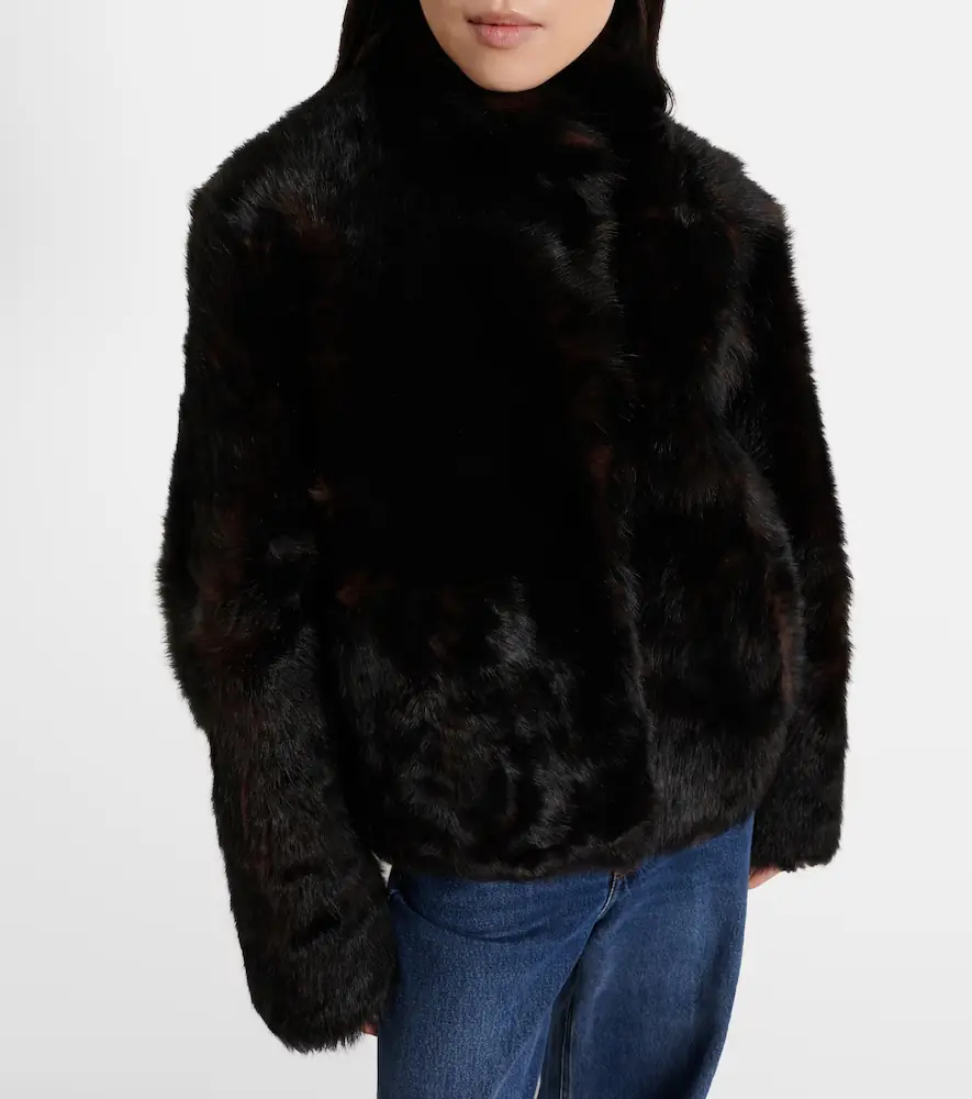TOTEME Silky shearling jacket | Thumbnail 5 TOTEME Silky shearling jacket | Thumbnail 5