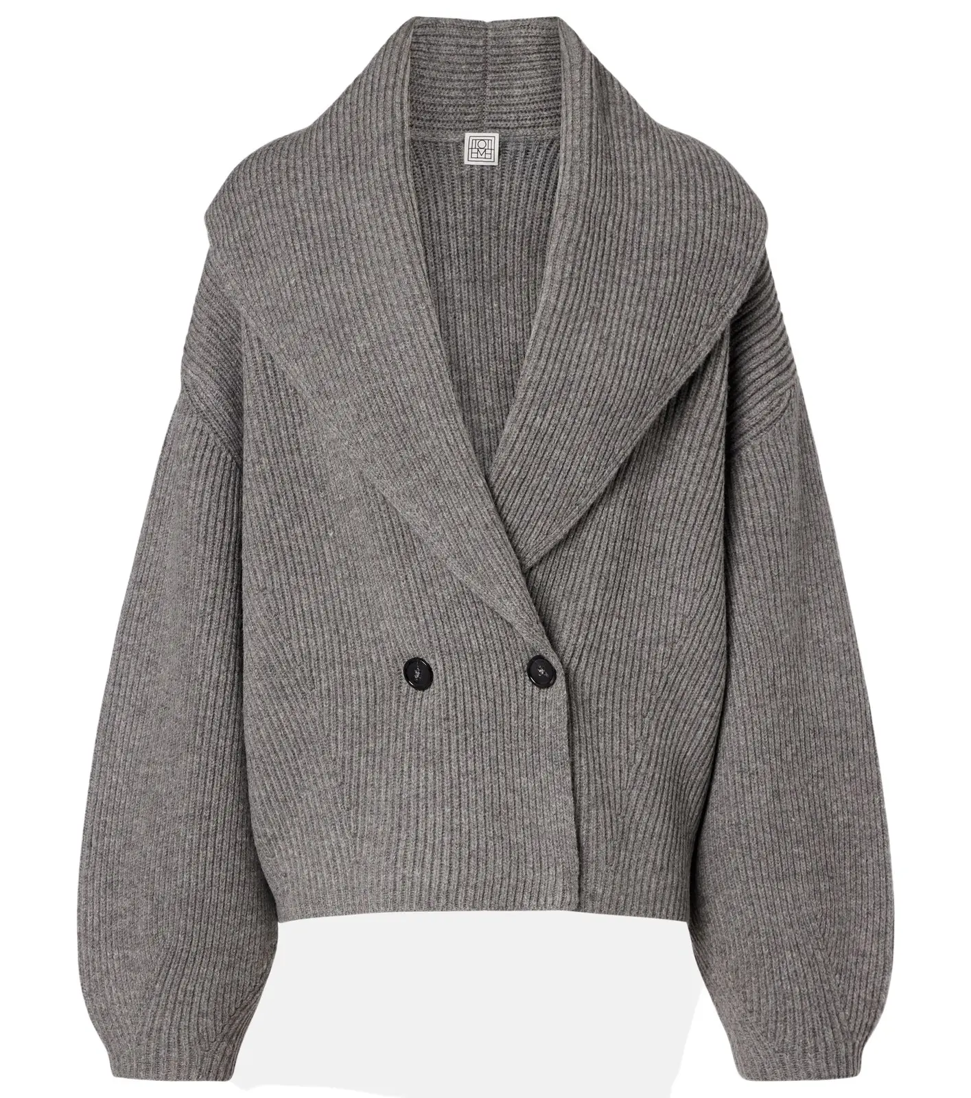 Wool-blend cardigan