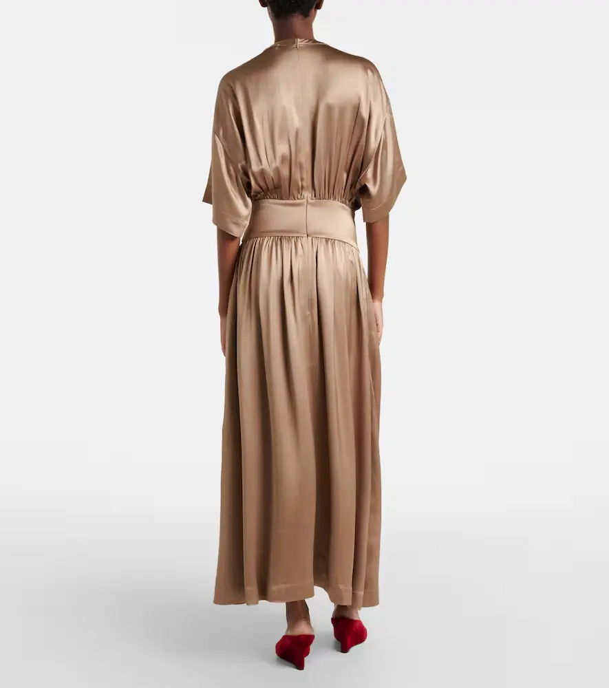 Toteme Satin midi dress | Thumbnail 4