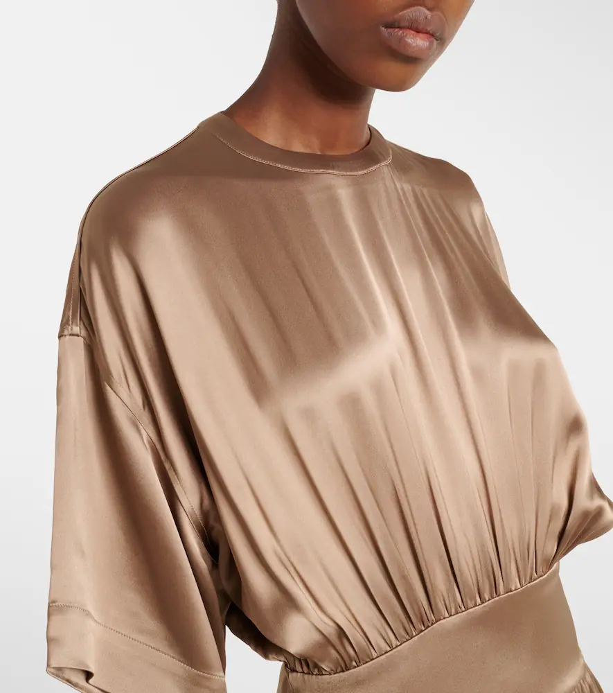 Toteme Satin midi dress | Thumbnail 5
