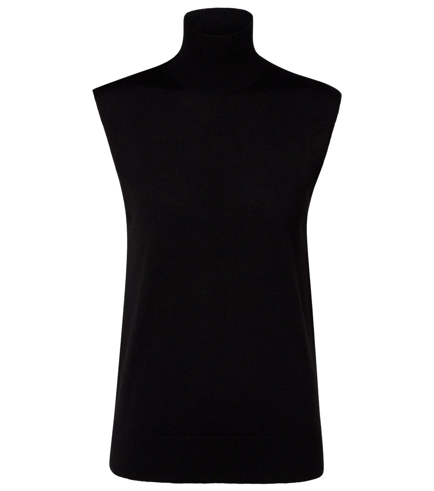 Wool and silk sweater vest