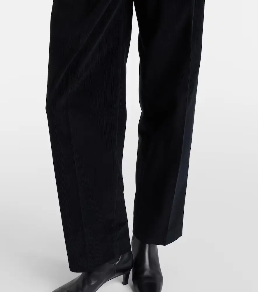 Toteme Deep Pleat cotton corduroy wide-leg pants | Thumbnail 5