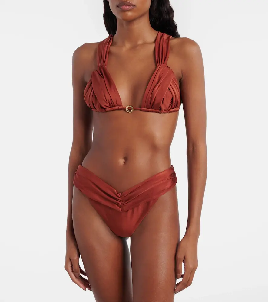 Bananhot Jasmin ruched bikini bottoms | Thumbnail 4