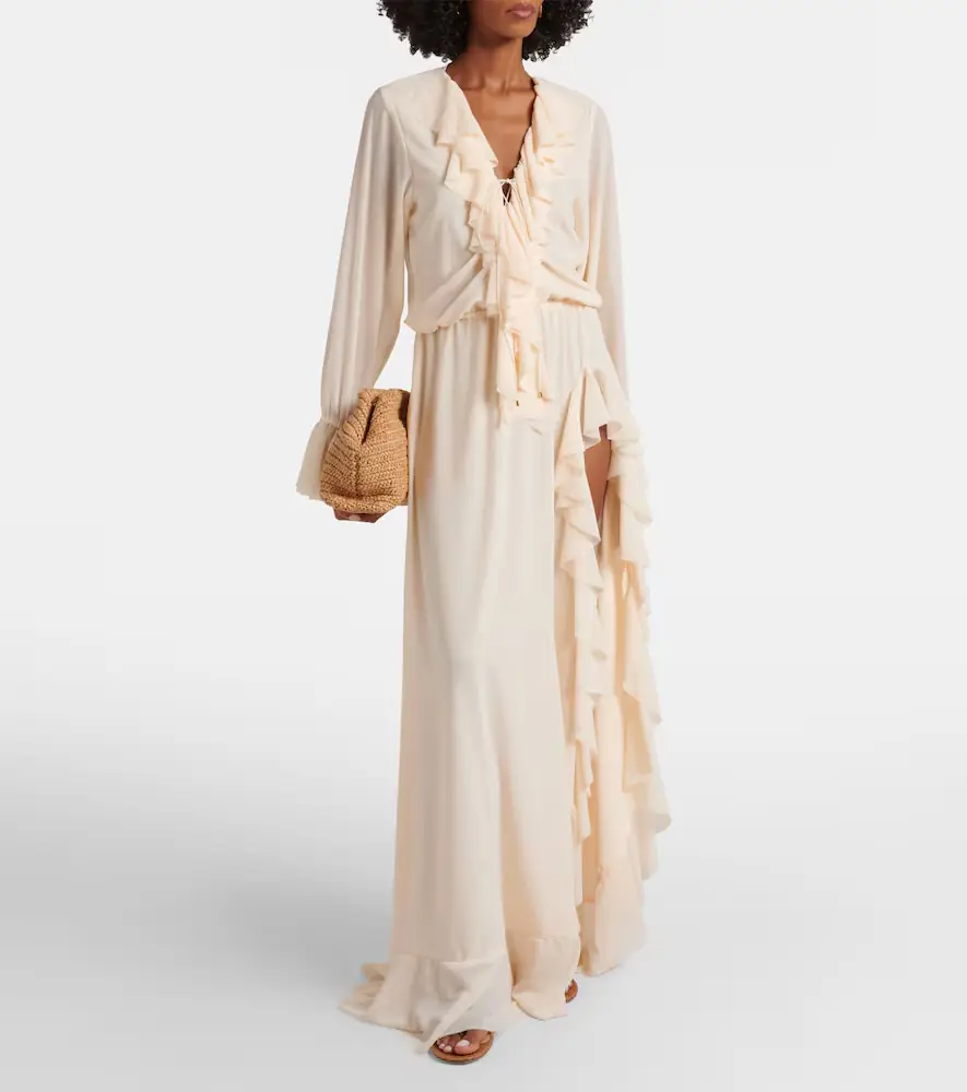 Bananhot Bellen ruffled maxi dress | Thumbnail 6
