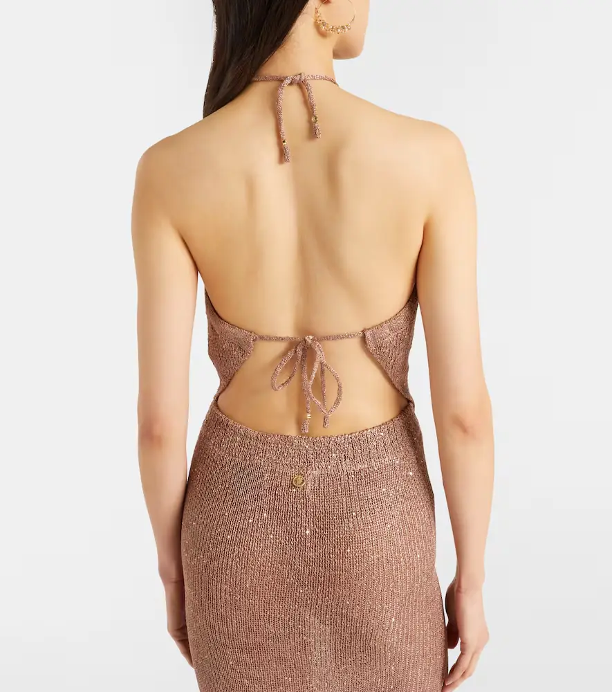 Bananhot Liz sequined halterneck top | Thumbnail 2