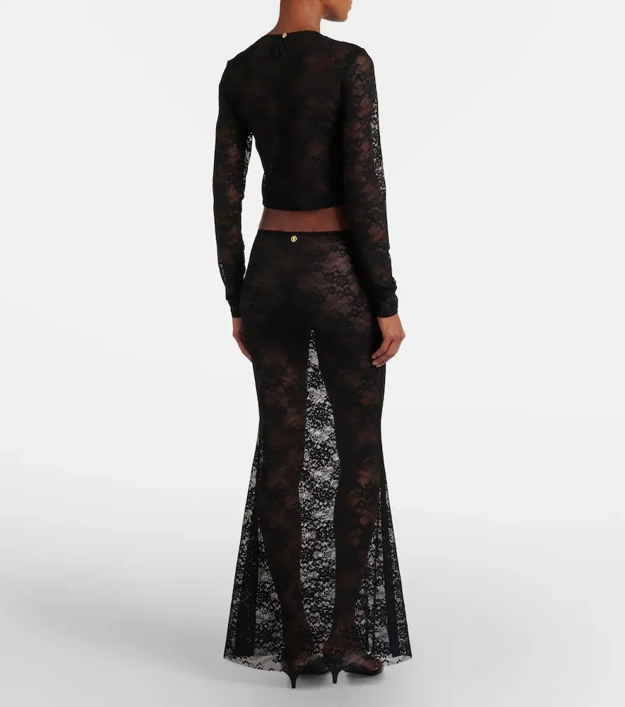 Bananhot Rona lace midi skirt | Thumbnail 3