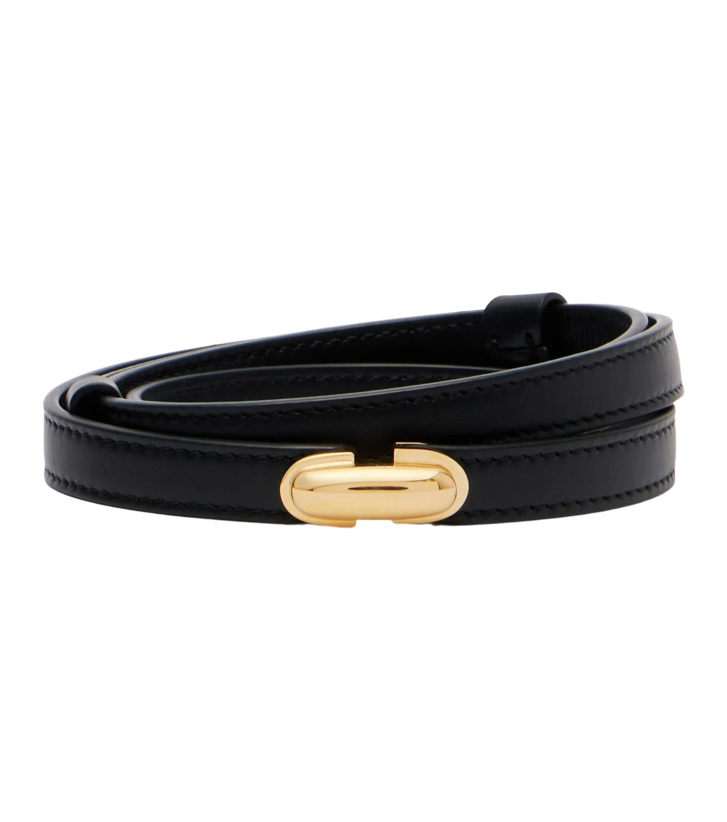 Symmetry leather belt