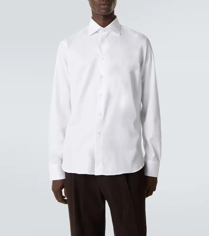 Canali Cotton poplin shirt | Thumbnail 3