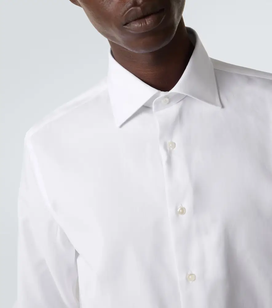 Canali Cotton poplin shirt | Thumbnail 5