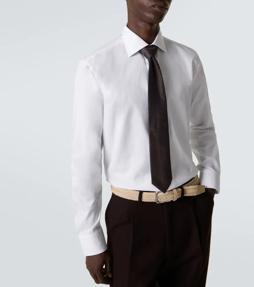 Canali Cotton poplin shirt | Thumbnail 7