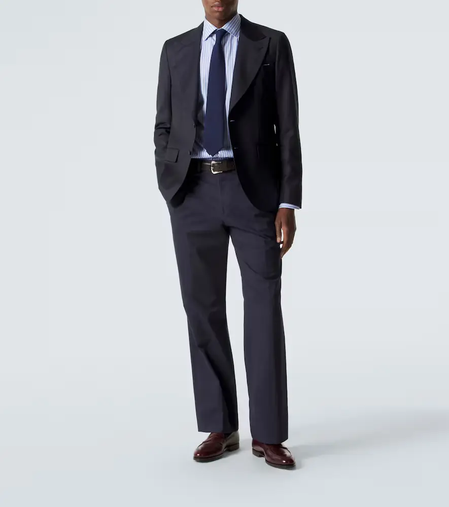 Canali Striped cotton poplin shirt | Thumbnail 2