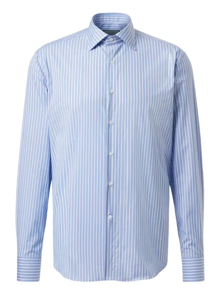 Striped cotton poplin shirt Striped cotton poplin shirt
