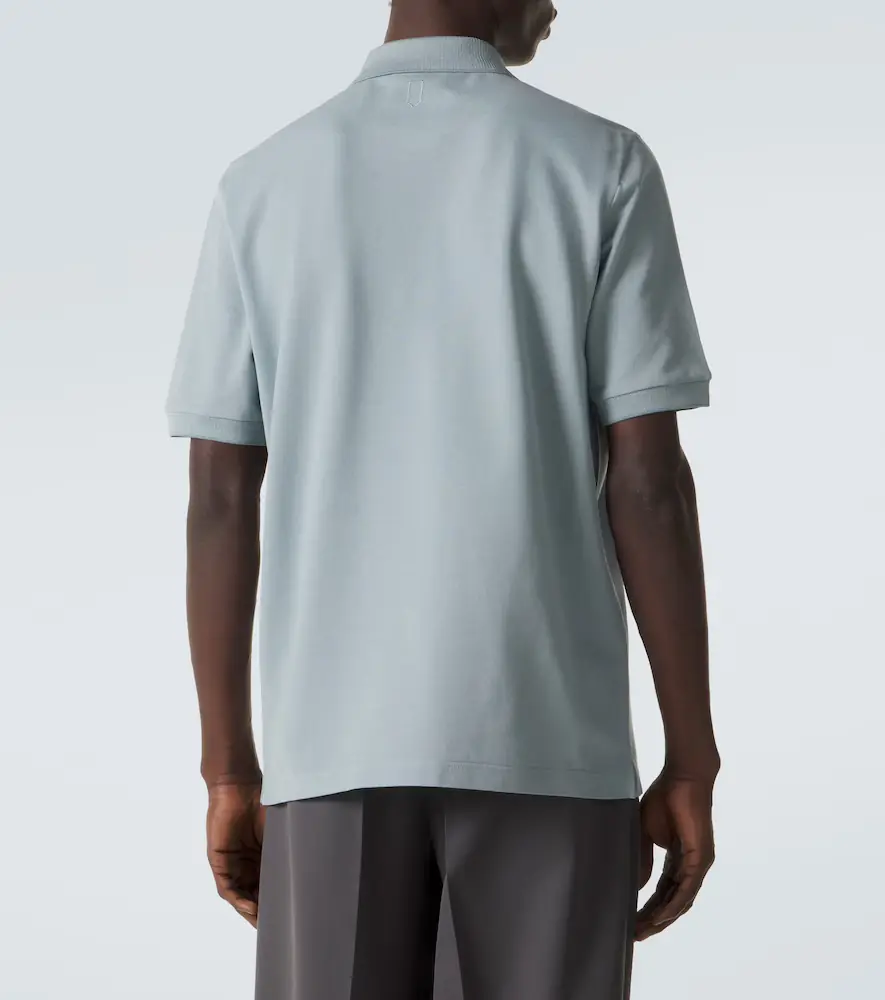 Canali Cotton piqué polo shirt | Thumbnail 3