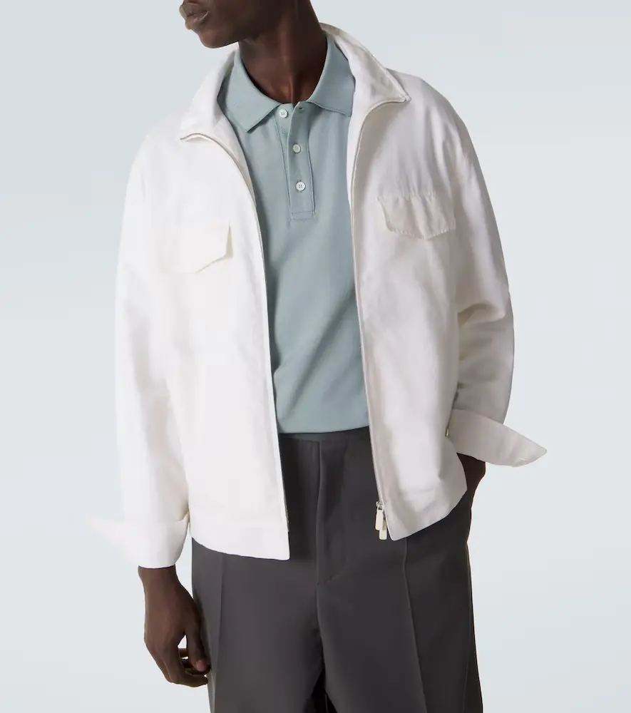 Canali Cotton piqué polo shirt | Thumbnail 5