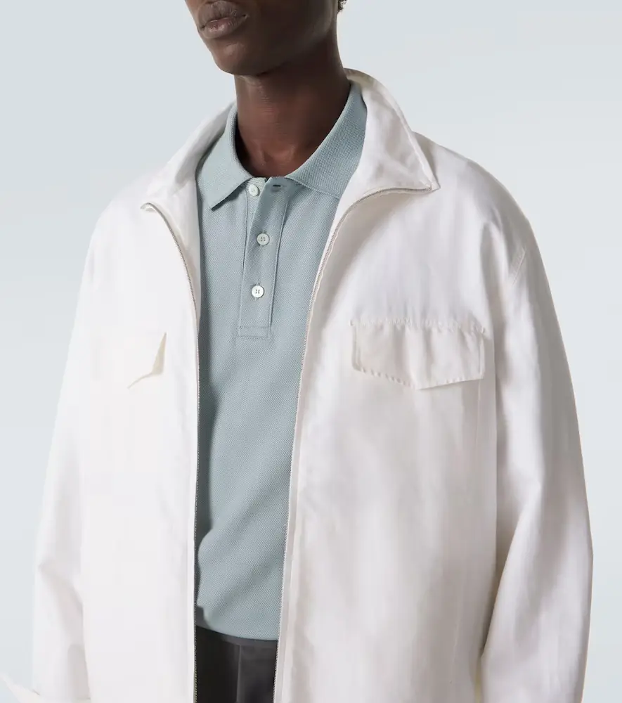Canali Cotton piqué polo shirt | Thumbnail 6