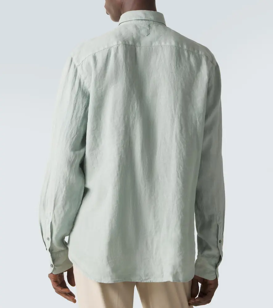 Canali Linen shirt | Thumbnail 6 Canali Linen shirt | Thumbnail 6