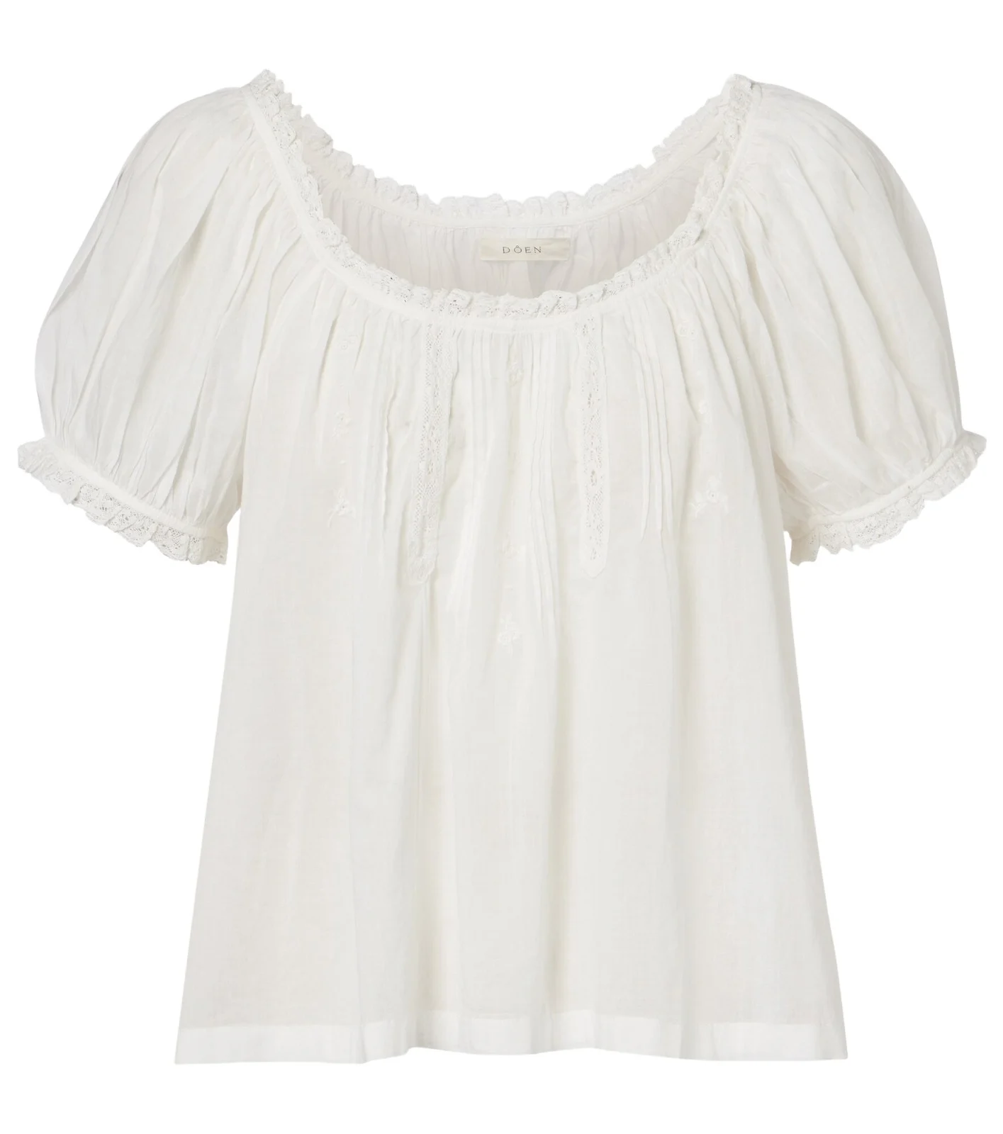 DÔEN Dôen Frederica cotton voile top