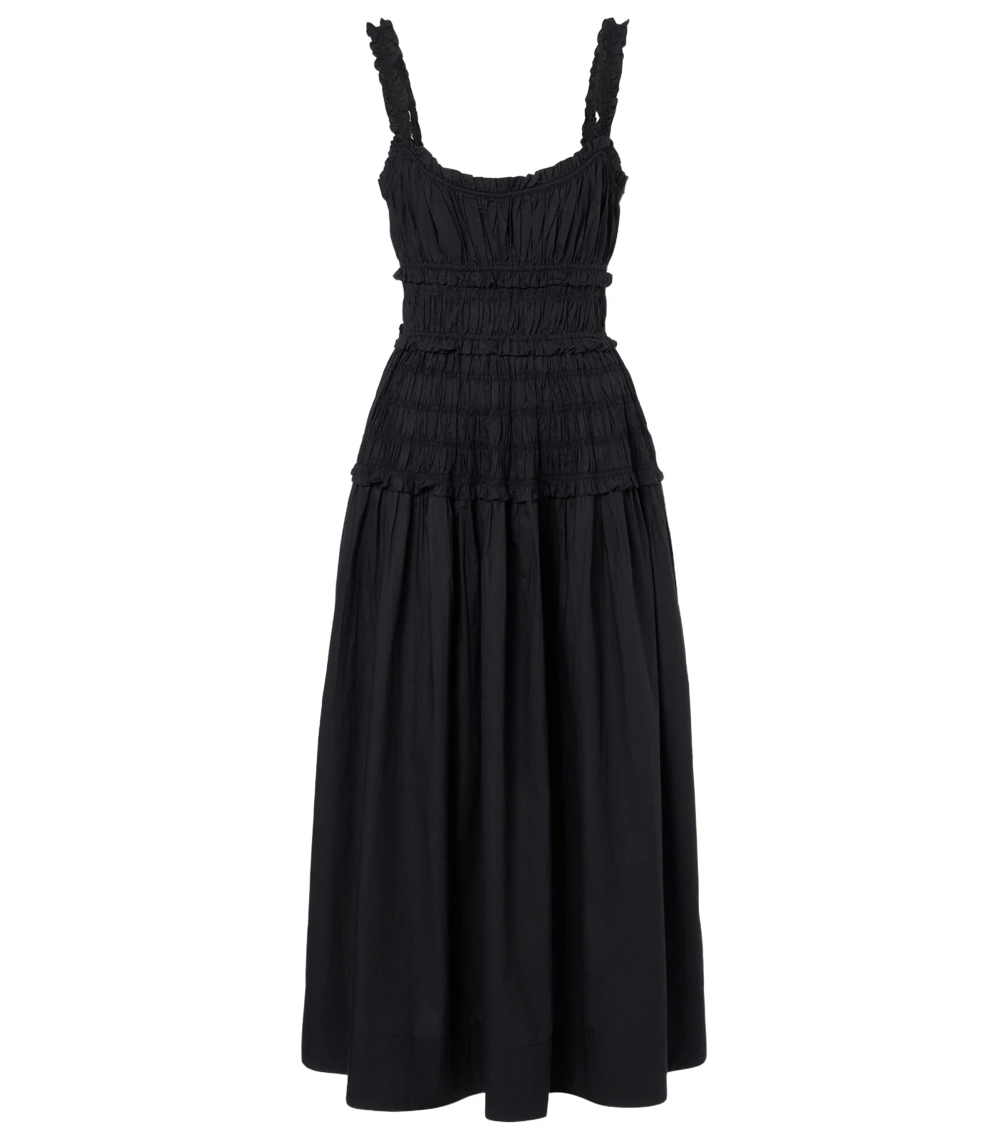 Marianne cotton poplin midi dress