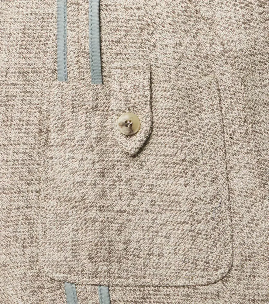 Canali Cotton, wool, and silk blazer | Thumbnail 2 Canali Cotton, wool, and silk blazer | Thumbnail 2