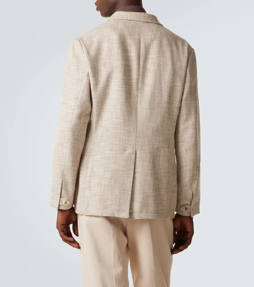 Canali Cotton, wool, and silk blazer | Thumbnail 8 Canali Cotton, wool, and silk blazer | Thumbnail 8
