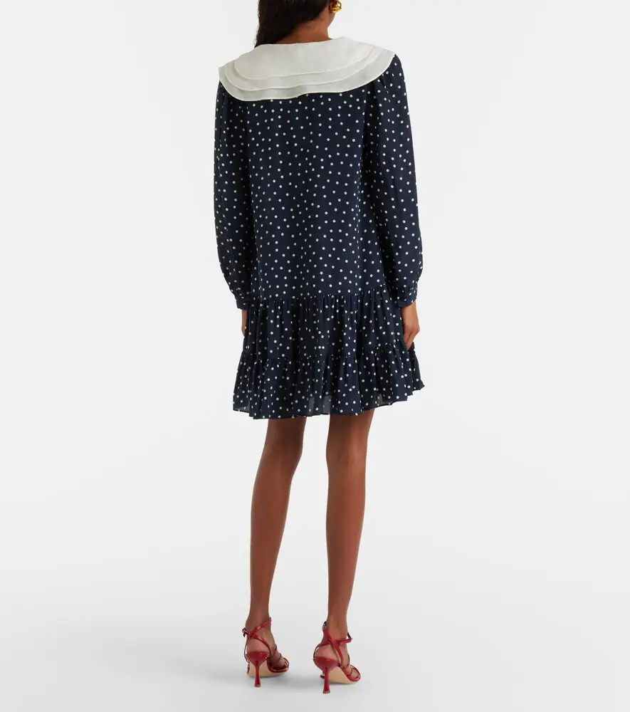 Rixo Valetta polka-dot silk crêpe minidress | Thumbnail 2 Rixo Valetta polka-dot silk crêpe minidress | Thumbnail 2