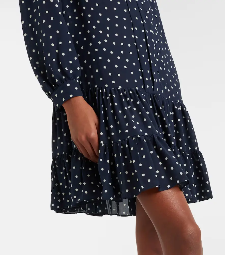 Rixo Valetta polka-dot silk crêpe minidress | Thumbnail 3 Rixo Valetta polka-dot silk crêpe minidress | Thumbnail 3