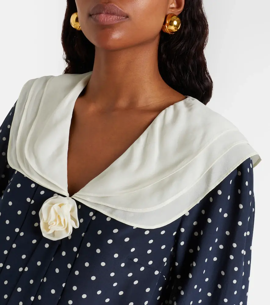 Rixo Valetta polka-dot silk crêpe minidress | Thumbnail 5 Rixo Valetta polka-dot silk crêpe minidress | Thumbnail 5