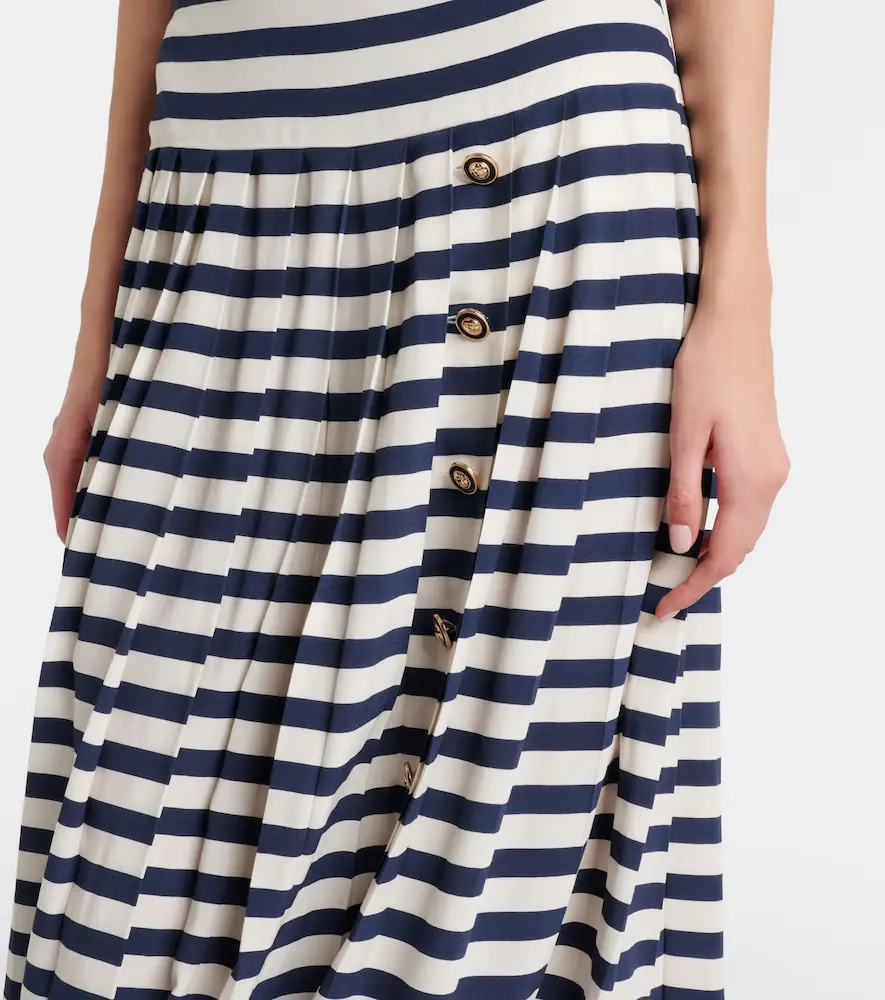 Rixo Lea striped midi skirt | Thumbnail 3