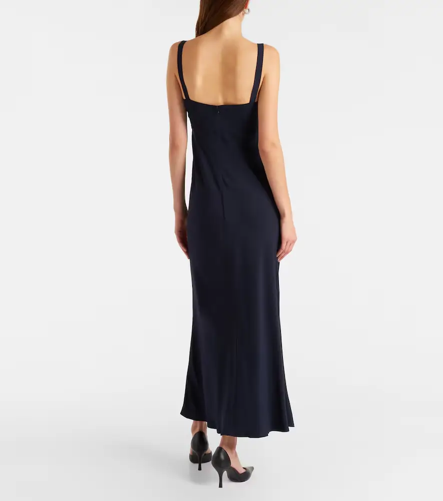 Rixo Bow-detail satin midi dress | Thumbnail 3 Rixo Bow-detail satin midi dress | Thumbnail 3