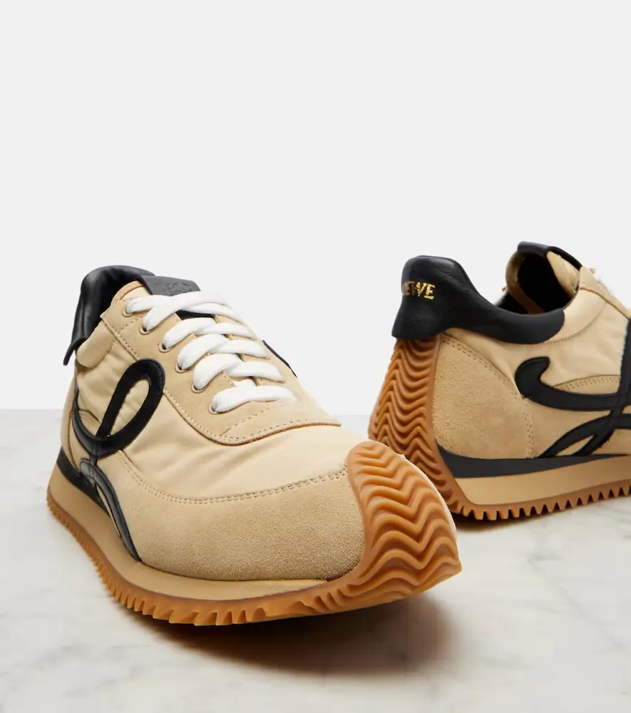 Loewe Flow Runner 2.0 suede-trimmed sneakers | Thumbnail 2