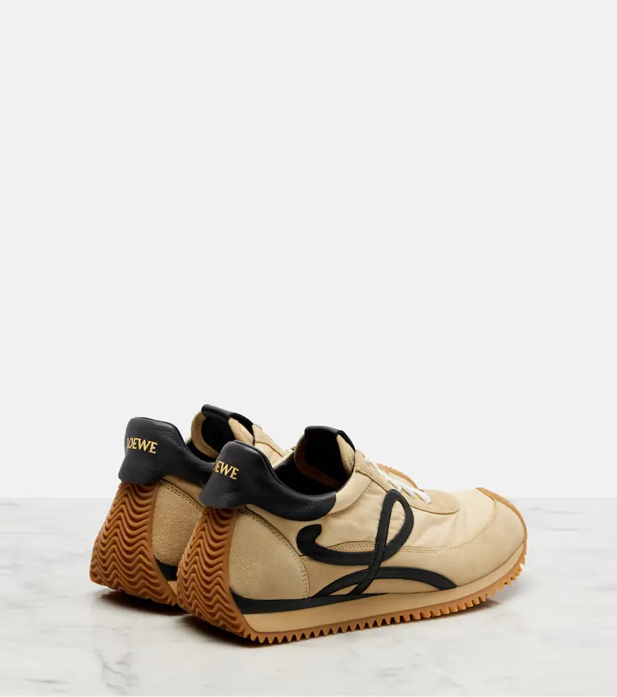 Loewe Flow Runner 2.0 suede-trimmed sneakers | Thumbnail 3