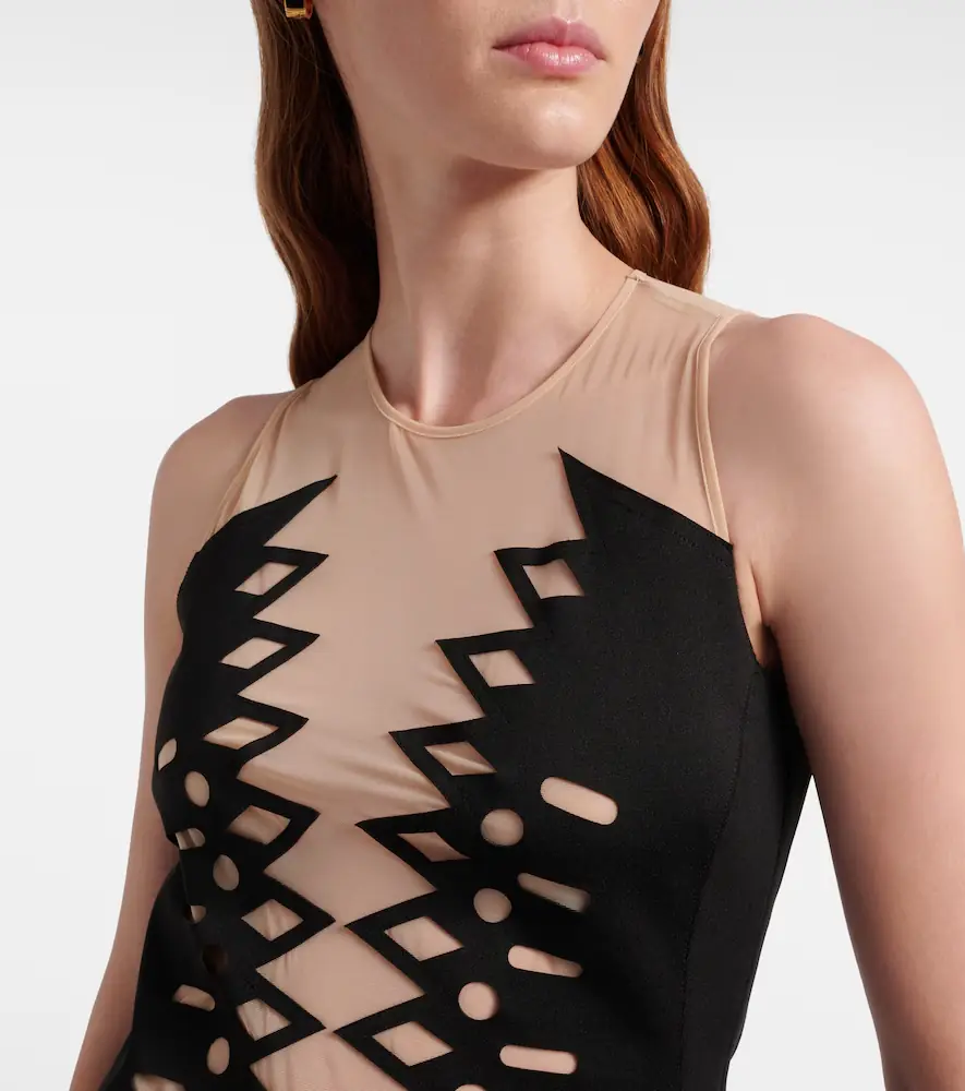 BLUMARINE Mesh gown | Thumbnail 2