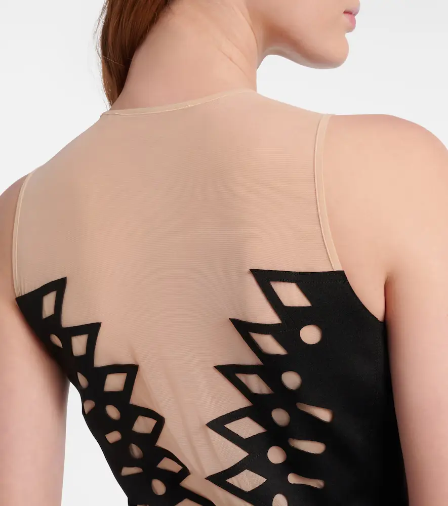 BLUMARINE Mesh gown | Thumbnail 6