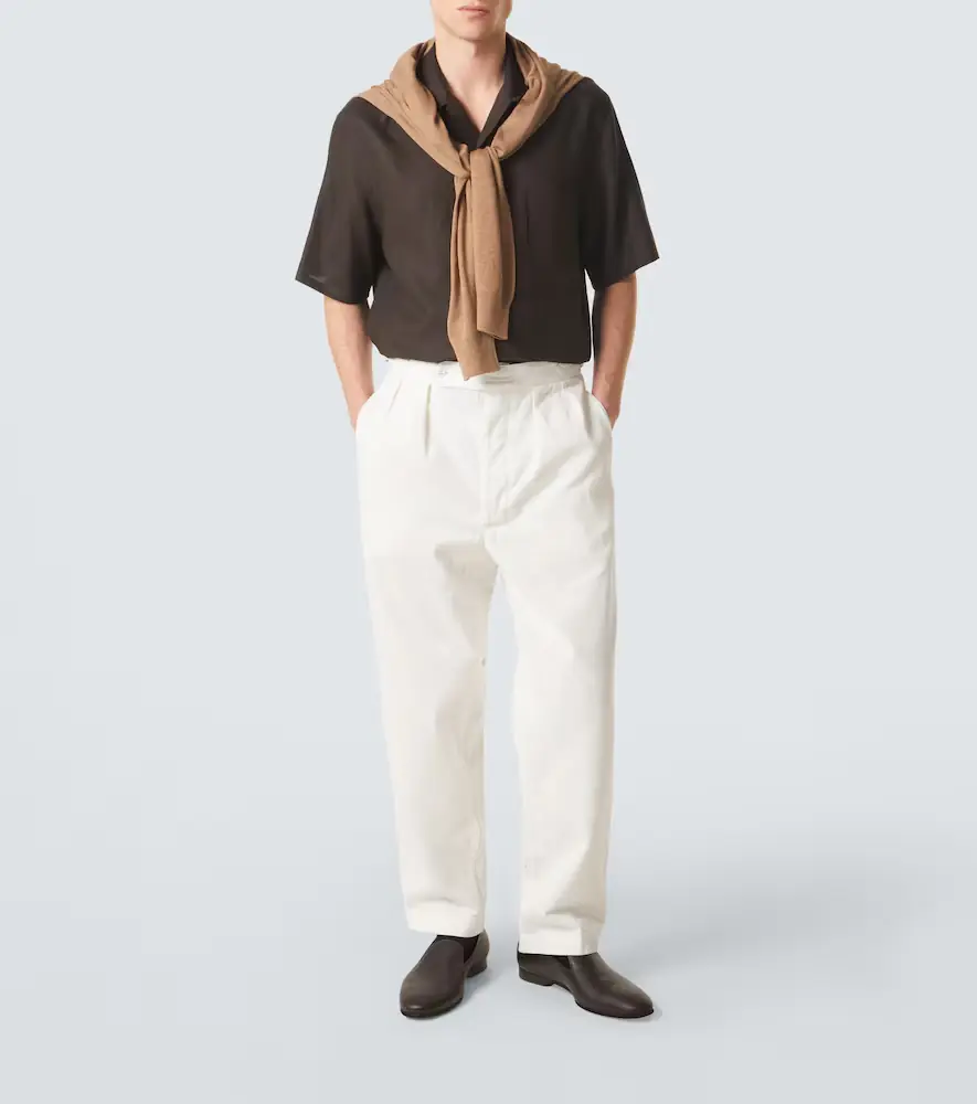 Zegna Linen bowling shirt | Thumbnail 4 Zegna Linen bowling shirt | Thumbnail 4