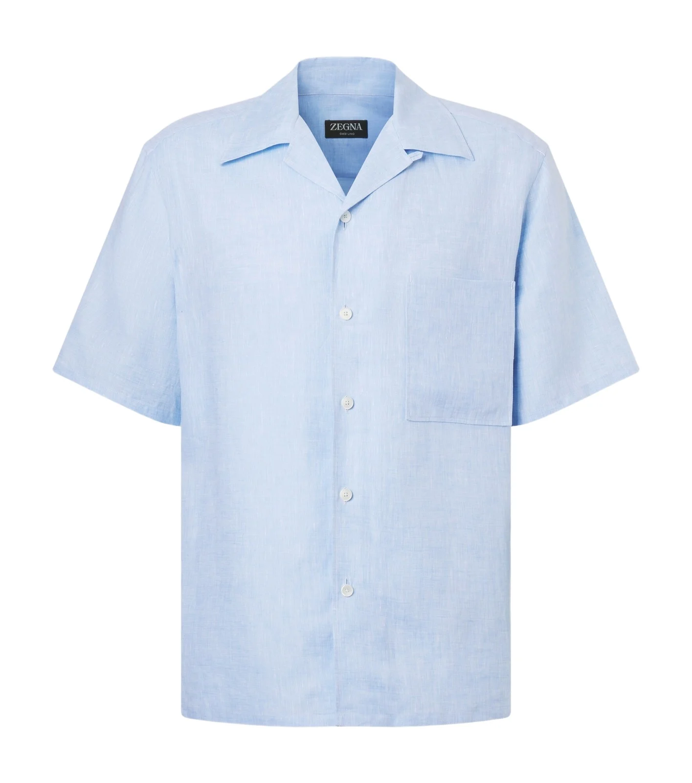 Zegna Linen bowling shirt