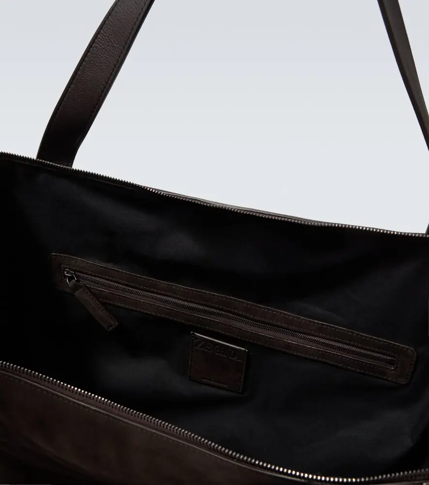 Zegna Leather duffel bag | Thumbnail 3 Zegna Leather duffel bag | Thumbnail 3