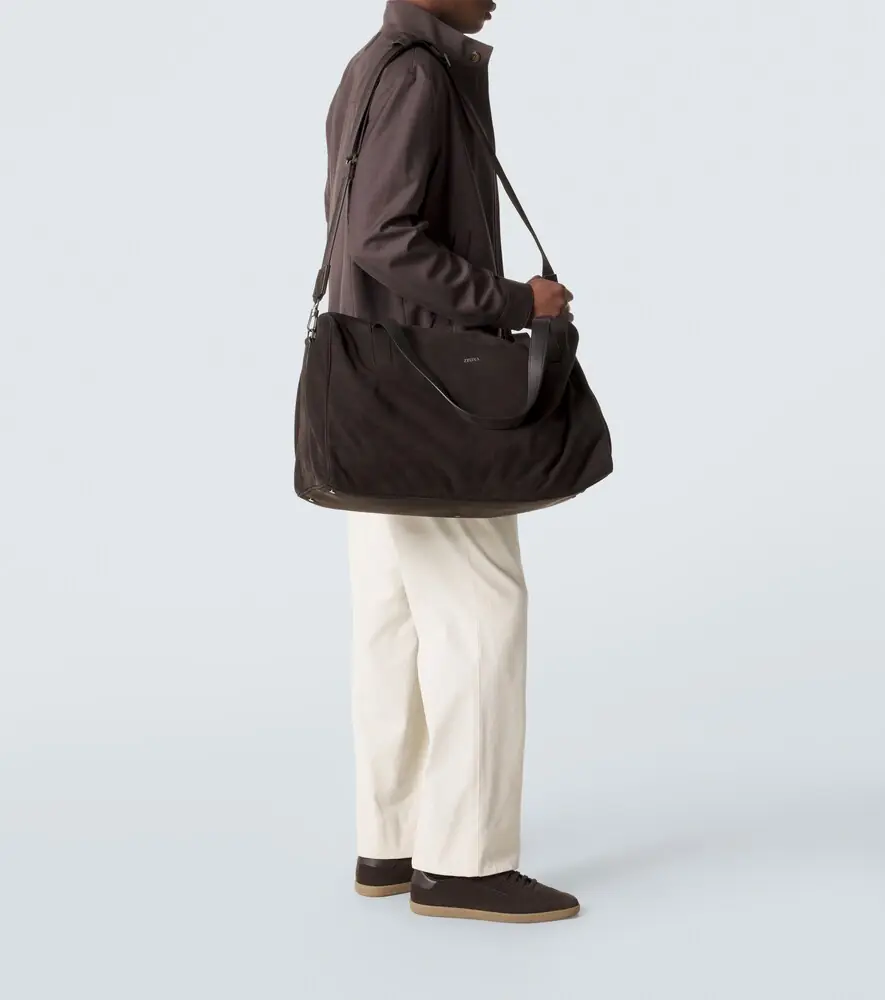 Zegna Leather duffel bag | Thumbnail 6 Zegna Leather duffel bag | Thumbnail 6