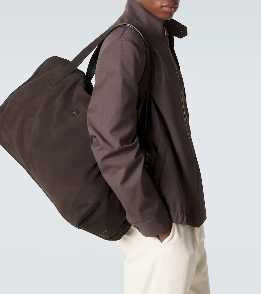 Zegna Leather duffel bag | Thumbnail 7 Zegna Leather duffel bag | Thumbnail 7