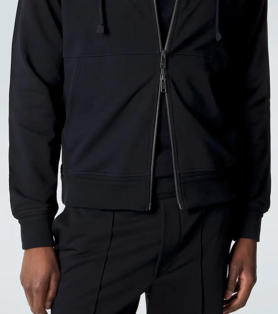 Zegna Cotton-blend hoodie | Thumbnail 2 Zegna Cotton-blend hoodie | Thumbnail 2