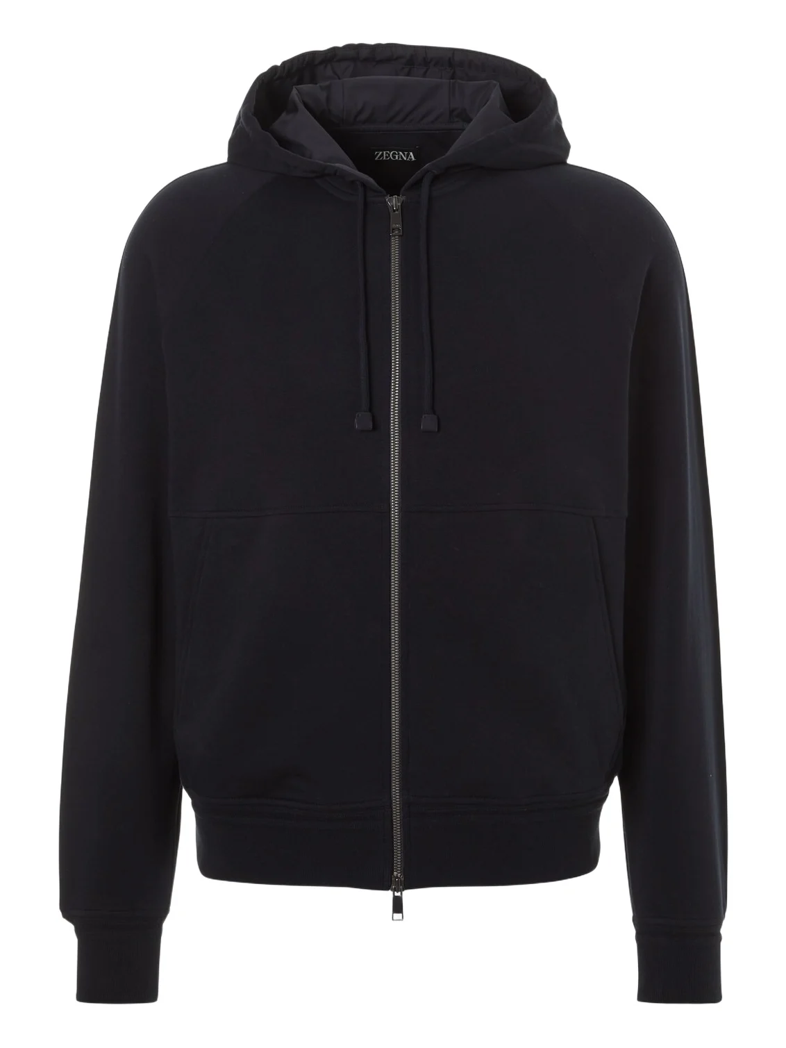 Cotton-blend hoodie