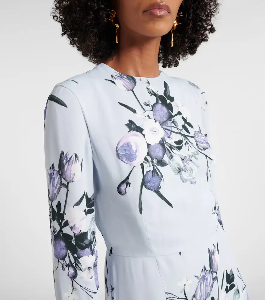 Erdem Floral midi dress | Thumbnail 3 Erdem Floral midi dress | Thumbnail 3
