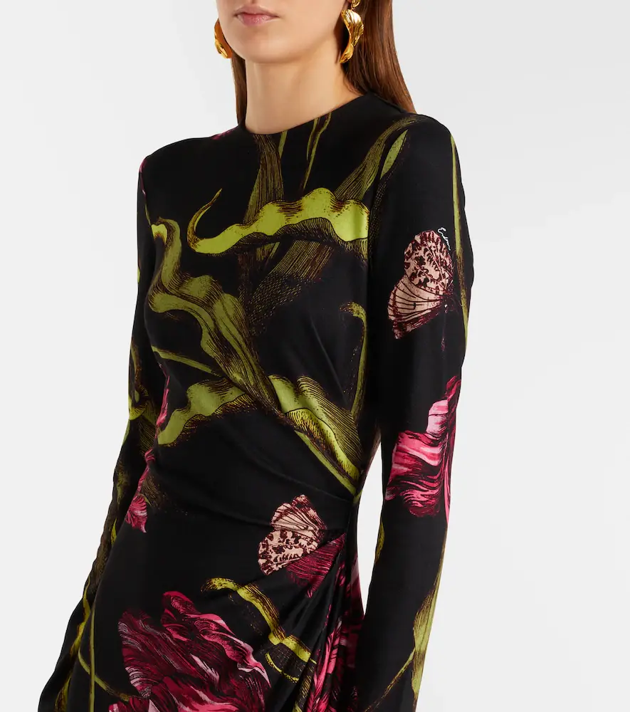 Erdem Floral jersey midi dress | Thumbnail 2