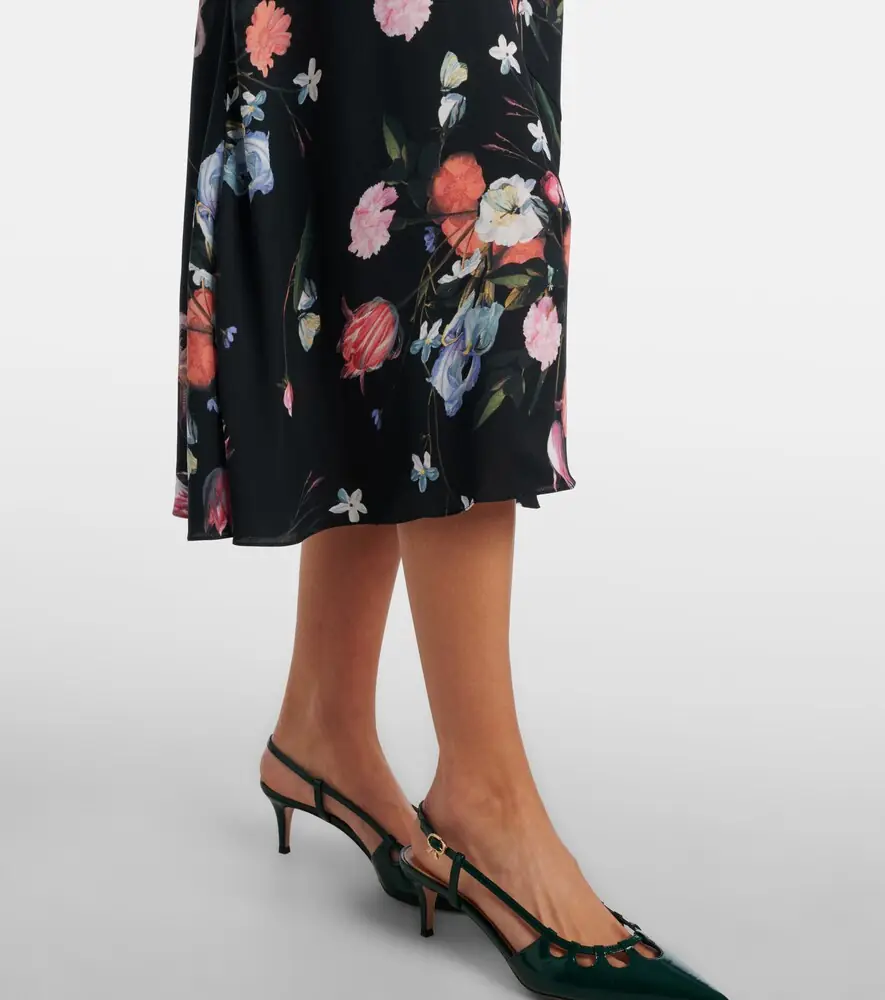 Erdem Floral crêpe midi skirt | Thumbnail 6 Erdem Floral crêpe midi skirt | Thumbnail 6