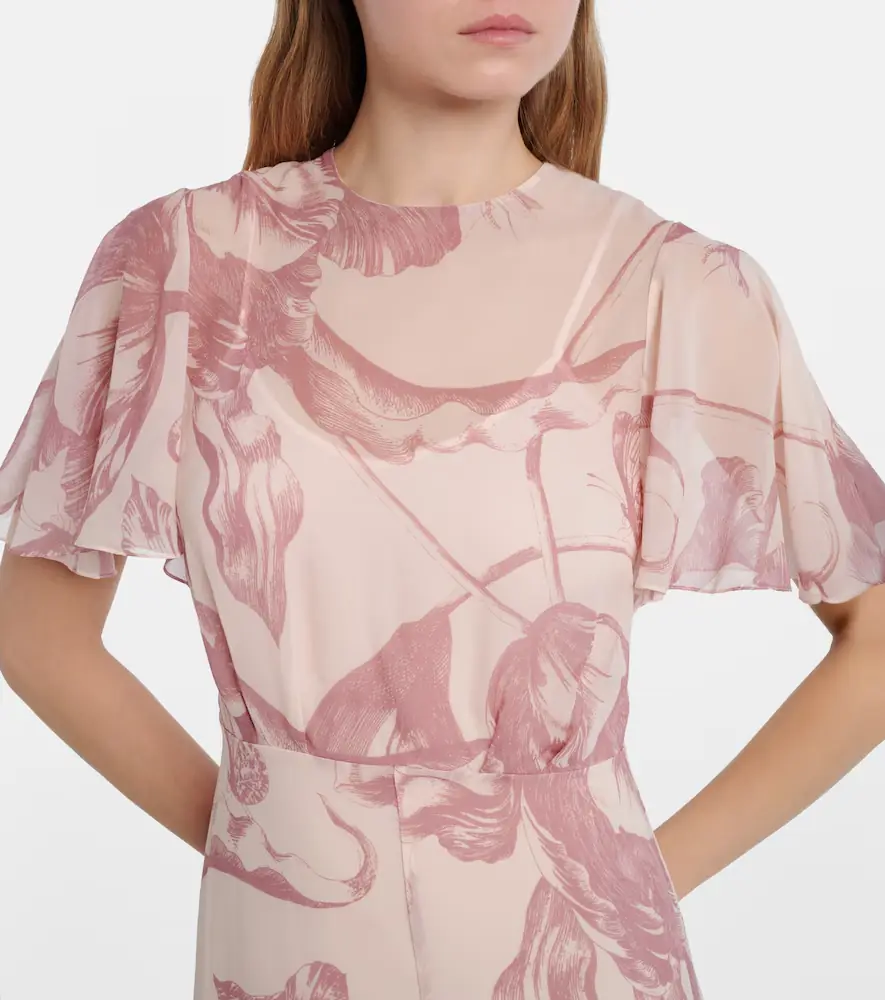 Erdem Printed silk midi dress | Thumbnail 3