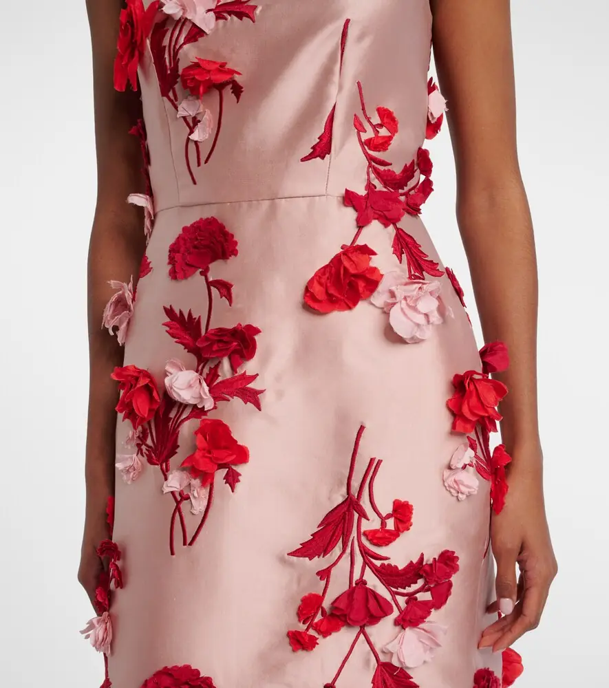 Erdem Floral-appliqué cocktail dress | Thumbnail 3