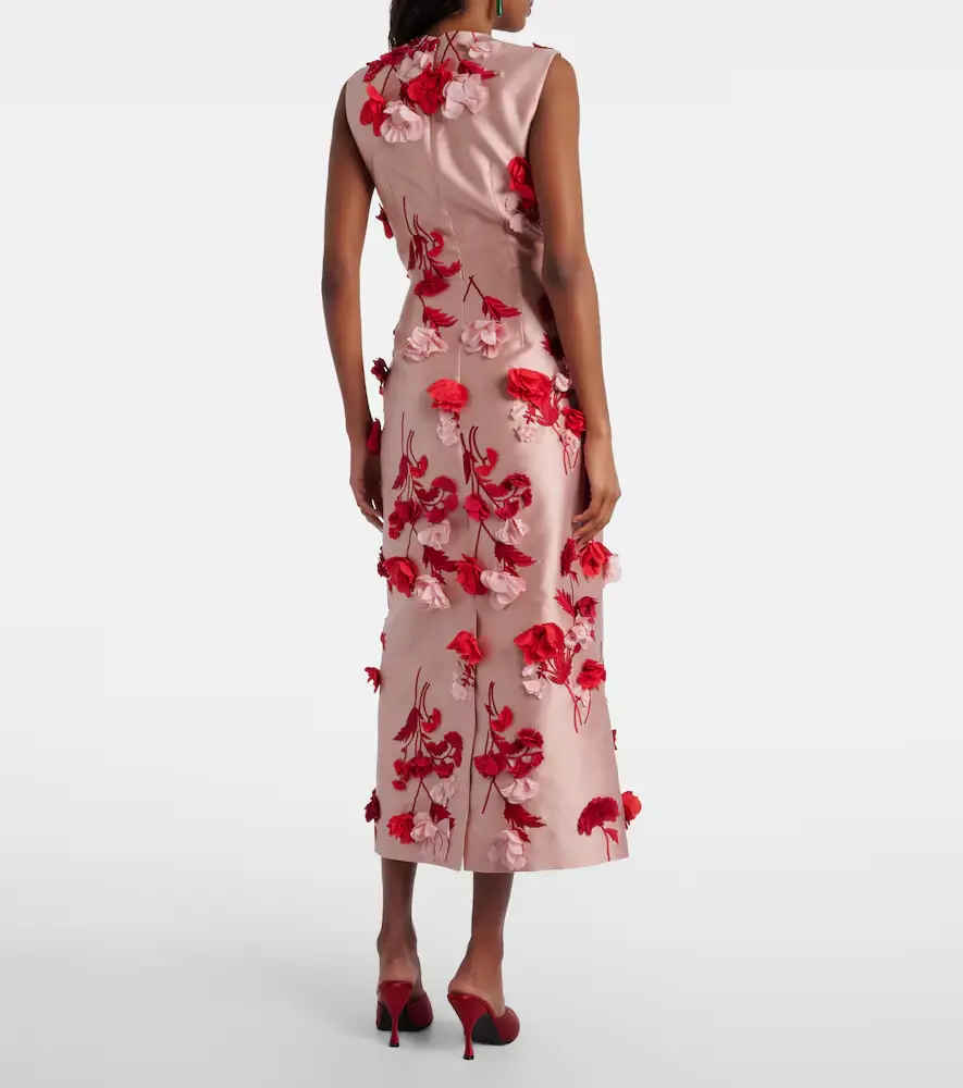 Erdem Floral-appliqué cocktail dress | Thumbnail 7
