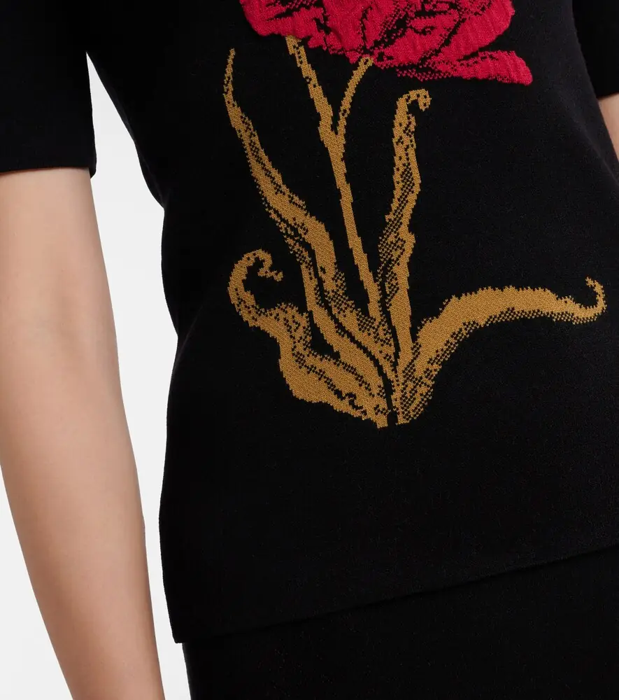 Erdem Floral jacquard top | Thumbnail 3 Erdem Floral jacquard top | Thumbnail 3