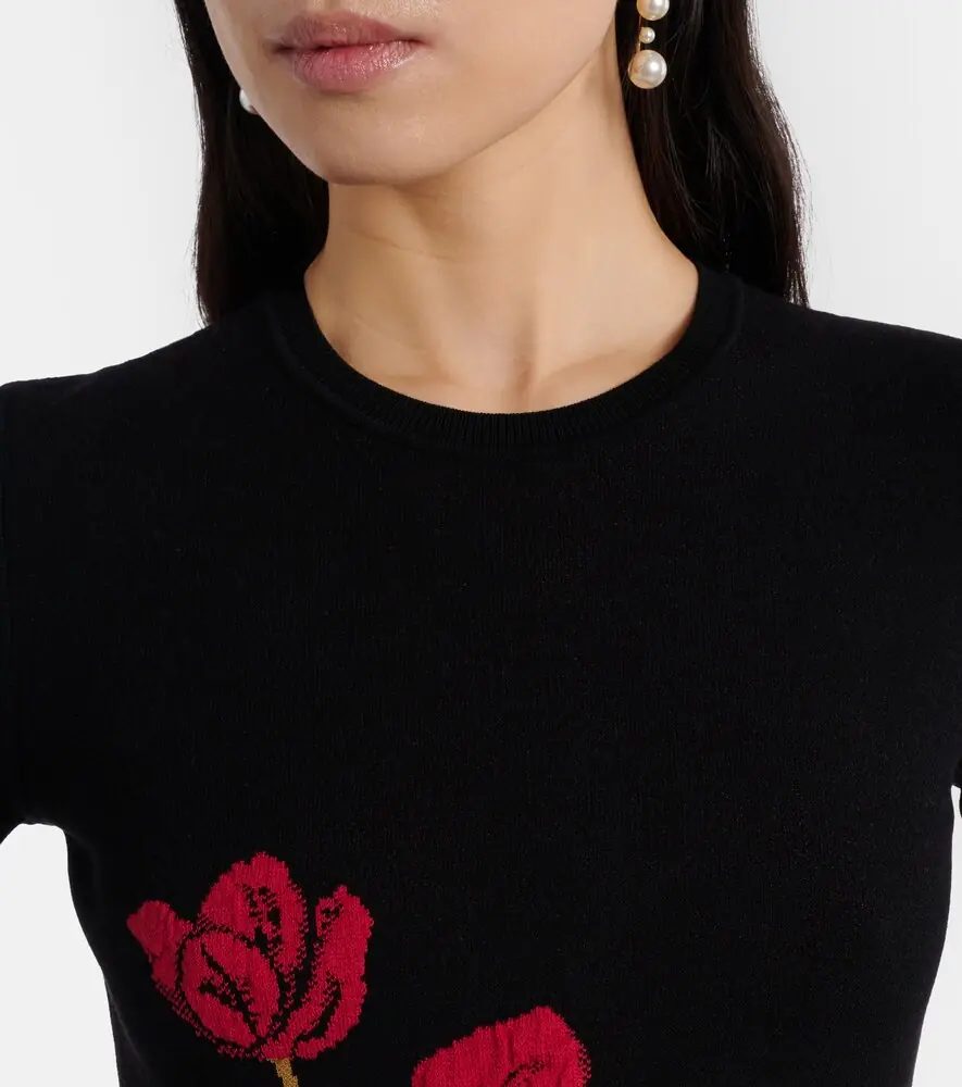 Erdem Floral jacquard top | Thumbnail 4 Erdem Floral jacquard top | Thumbnail 4