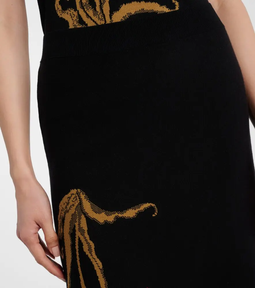 Erdem Floral jacquard midi skirt | Thumbnail 6 Erdem Floral jacquard midi skirt | Thumbnail 6