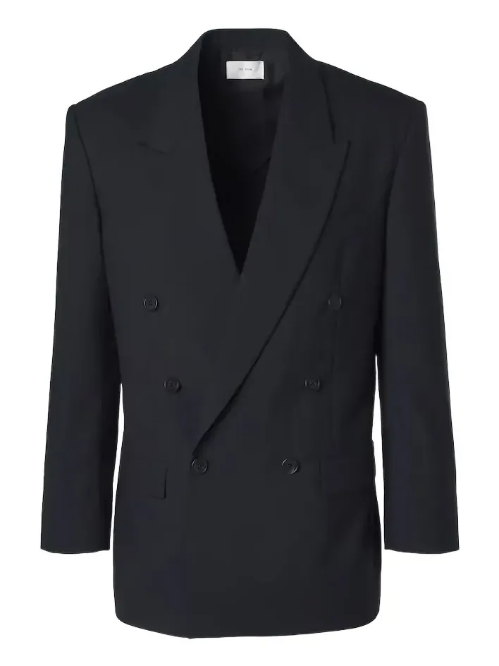 Mazzy double-breasted wool blazer Mazzy double-breasted wool blazer